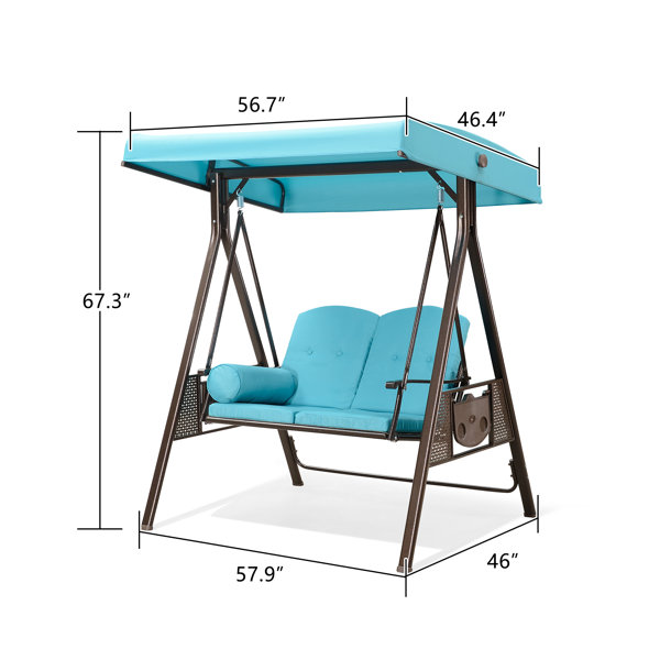 Red Barrel Studio® Brentley Porch Swing with Canopy & Reviews Wayfair